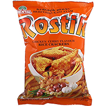 Rostik Oriental Rice Crackers with Chicken Flavor 60g