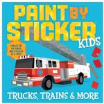 Workman Publishing Paint by Sticker Kids Trucks Trains And More