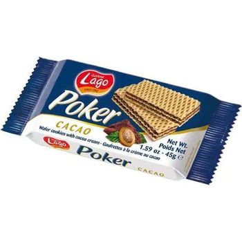 Gastone Lago Poker Wafer With Cocoa Cream 45g