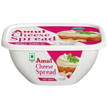 Amul Processed Cheese Spread Spicy Garlic 200g