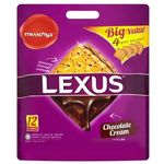 LEXUS Cream Sandwich Calcium Crackers Chocolate 418g