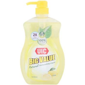 UIC Natural Dish Washing Liquid Zesty Lemon 1l