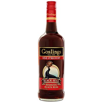 Goslings Black Seal 151 Proof Bermuda Black Rum