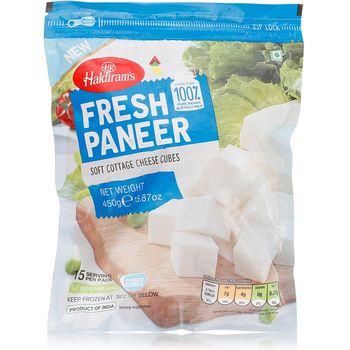 Haldiram's Frozen Fresh Paneer Cubes 450g