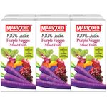 Marigold 100 Packet Juice Purple Veggie Mixed Fruits