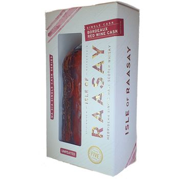 Isle of Raasay NA SIA Single Cask Bordeaux Red Wine Cask Unpeated Scotch Whisky 700ml