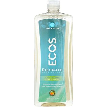 Earth Friendly (ECOS) - Dishwashing, Sustainable Dish Soap Free & Clear (25oz)