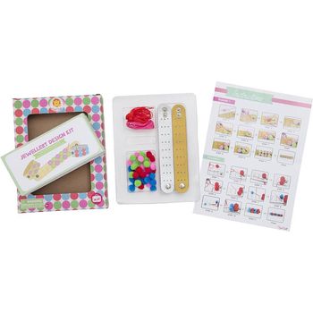 Tiger Tribe Jewellery Design Kit Pom Pom Bracelet