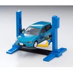Tomytec Tomicarama Vintage 06a Car Lift W/Honda Civic SiR -II 1/64 Diecast Car