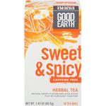 Good Earth Caffeine Free Sweet And Spicy Herbal K Cups 16 Count 68g