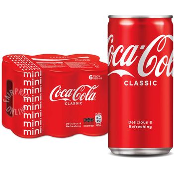 Coca Cola Mini Classic 6 x 180ml