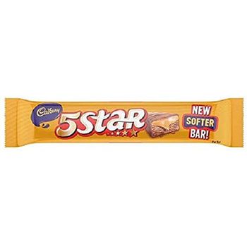 Cadbury 5 Star Chocolate Bar 25g
