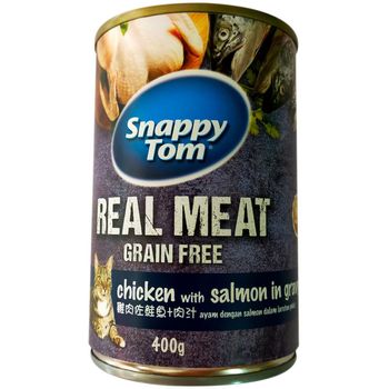 Snappy Tom Chicken with Salmon In Gravy 400g
