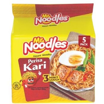 Mr Noodles Instant Noodles – Curry Flavour (70g x 5)