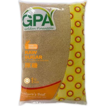 Gpa Sugar 100 Natural Raw Sugar 1kg