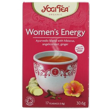 Yogi Tea - Ayurvedic Blend, Organic Women's Energy Tea (17 teabags)