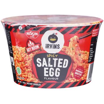 Nissin Irvins Instant Noodles Salted Egg Spicy