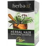 Herbaku Herbal Hair Darkening Black Shampoo 3pcs 30ml
