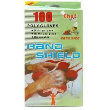 Chef Line Hand Poly Glove 100pcs
