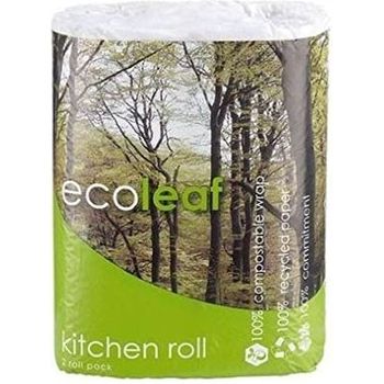 Suma Ecoleaf 3 Ply Kitchen Towel Twin Roll