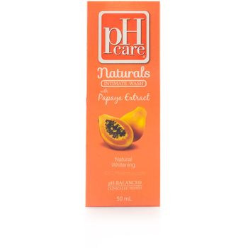 Ph Care Naturals intimate Wash with Papaya Extract 50ml
