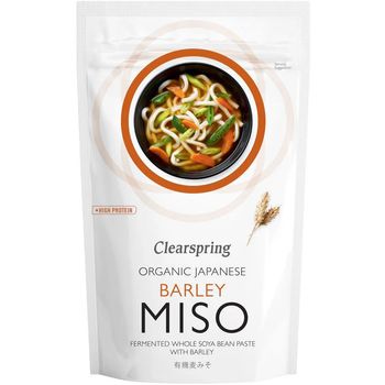 Clearspring - Miso Paste Unpasturised, Organic Japanese Barley Miso Paste (300g)