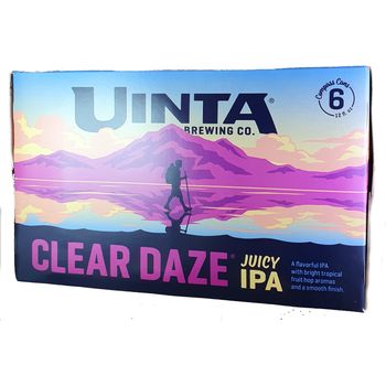 Uinta Clear Daze Juicy IPA 6 Pack 355ml
