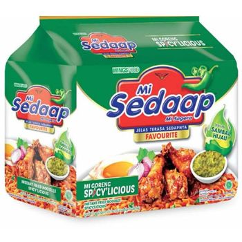Mi Sedaap Goreng Spicy Licious 5s x 86g