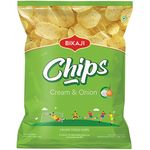 Bikaji Cream And Onion Chips 80g