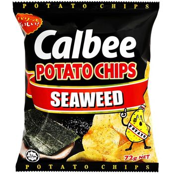 Calbee Potato Chips Seaweed 72g