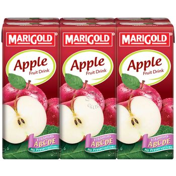 Marigold Fruit Drink Apple 6 x 250ml