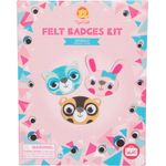 Tiger Tribe Felt Badges Kit Animals