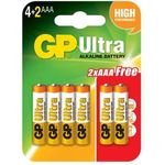 GP Ultra Digital AAA Battery 6s
