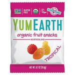 YumEarth Organic Tropical Flavored Fruit Snacks 17g