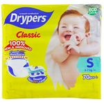 Drypers Classic Small 70pcs