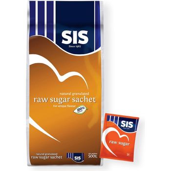 Sis Raw Sugar Sachets 500g