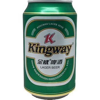Kingway Beer Green Can 330ml
