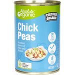 Absolute Organic Chick Peas Tinned 400g