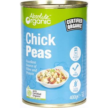 Absolute Organic Chick Peas Tinned 400g