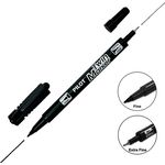 Pilot Begreen Twin Permanent Marker Fine Black Pack Of 10