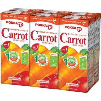 Pokka Carrot Fruit Juice 6pcs 250ml