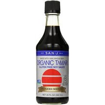 San-J Organic Tamari Gluten Soy Sauce Reduced Sodium 592ml