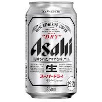 Asahi Super Dry Beer 350ml