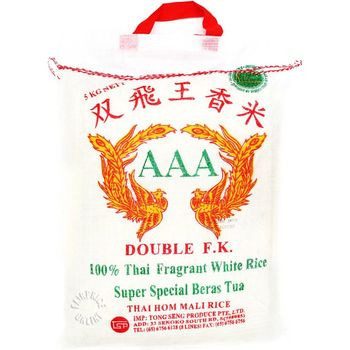 Double F.K. AAA Thai Hom Mali Fragrant White Rice