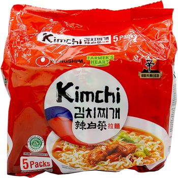 Nongshim Farmers Heart Kimchi Ramyun 120g