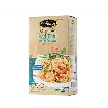 Sutharos Organic Pad Thai Thai Cooking Set With Pad Thai Sauce 100g