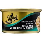 Sheba Cat Canned Food Flaked Tuna Whitefish 85g