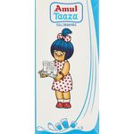 Amul Taaza Uht Milk 1Ltr 12pcs (1ctn)