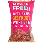 Mister Freed Beetroot And Onion Tortilla Chips 135g