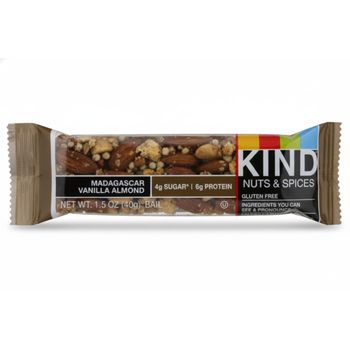 Kind Snacks - Nut Bar, Madagascar Vanilla Almond Protein (4 x 40g)
